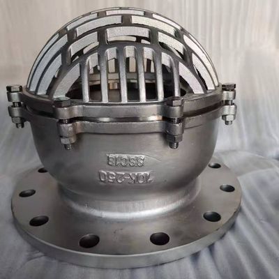 맞춤형 지원 OBM 도매 DN450 CF8M 스테인리스 스틸 바닥 플랜지 발 밸브