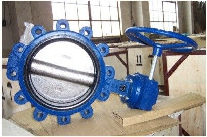 맞춤형 JIS 10k/5k PN10/16 알루미늄 브론즈 스테인리스 스틸 바디 EPDM NBR PTFE 좌석 럭 타입 나비