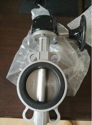 맞춤형 DN200 스테인리스 스틸 웨이퍼 나비 밸브 GGG50 EPDM 인증