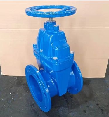 맞춤형 포트 크기 HT200 Cast Iron Flange 타입 게이트 밸브 유연 철 손바퀴