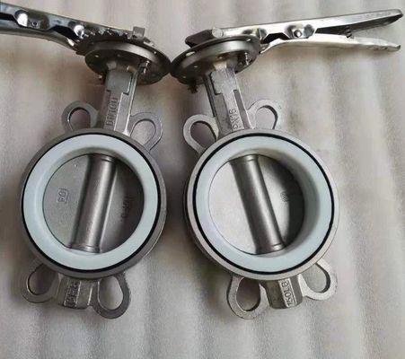 OEM 포트 크기와 공기 조절 손잡이가 있는 스테인레스 스틸 나비 밸브