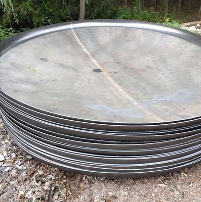 1000mm 900mm 가벼운 스테인레스 스틸 압력 용기 제조업체용 평면 머리 돔