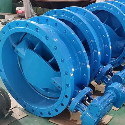 PN10 PN16 PN25 CLASS150 듀플 플랜지드 듀플 오프셋 엑센트릭 버터플라이 밸브