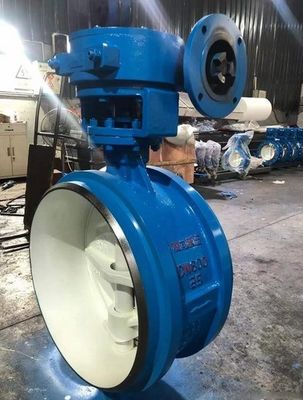 PN10 PN16 PN25 CLASS150 듀플 플랜지드 듀플 오프셋 엑센트릭 버터플라이 밸브