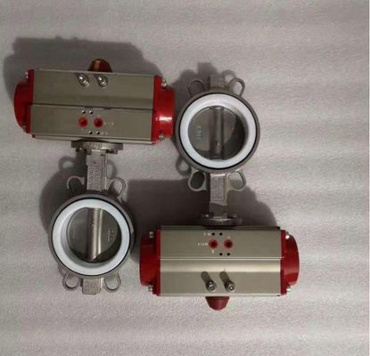 일반 온도 산업용용 맞춤형 Pneumatic Butterfly Valve