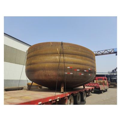 ASME 표준 압력 용기 머리 직경 3000mm 뜨거운 형성 타원형 접시 머리