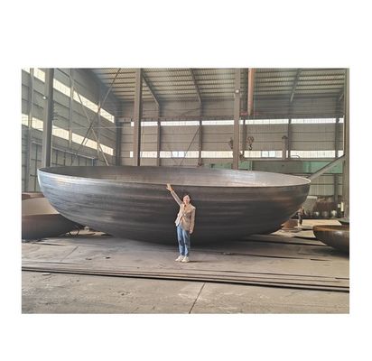 ASME 표준 압력 용기 머리 직경 3000mm 뜨거운 형성 타원형 접시 머리