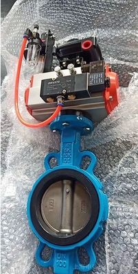 Cast Iron DI 수동 제어 웨이퍼 나비 밸브 및 맞춤 서비스와 함께 장착