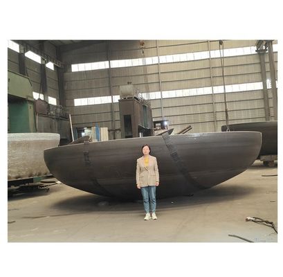 OEM 탄소 강철 접시 끝 반구 머리와 스테인레스 스틸 파이프 부착 끝 캡