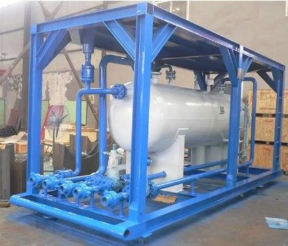 제조 공장 LPG 가스 채용 기계 저장 탱크 실린더와 함께 스키드 스테이션
