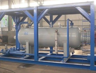 제조 공장 LPG 가스 채용 기계 저장 탱크 실린더와 함께 스키드 스테이션
