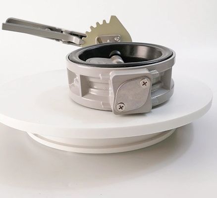 고온 매체 알루미늄 합금 웨이퍼 타입 PTFE 센터 밀폐 나비 밸브