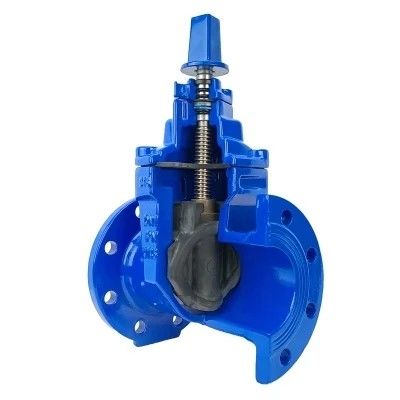 DN80 DN200 Y형 HDPE 파이프 PN16 유연 철 탄소 강철 게이트 밸브