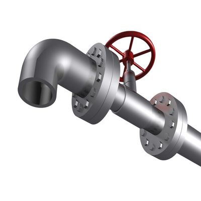 맞춤형 4 인치 Cast Steel Sluice 게이트 밸브 손바퀴와 탄력적인 좌석