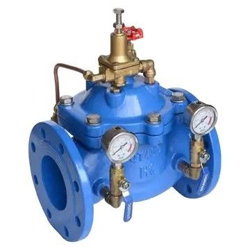 미디어 물용 수압 완화 밸브 DN40-DN600 PN10 PN16 PN25 OEM 포트 크기