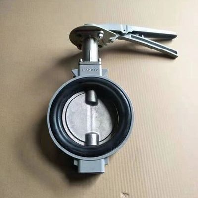 EPDM PTFE 밀폐 알루미늄 합금 몸 웨이퍼 진열 저항을 위한 나비 밸브