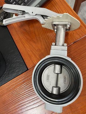 EPDM PTFE 밀폐 알루미늄 합금 몸 웨이퍼 진열 저항을 위한 나비 밸브