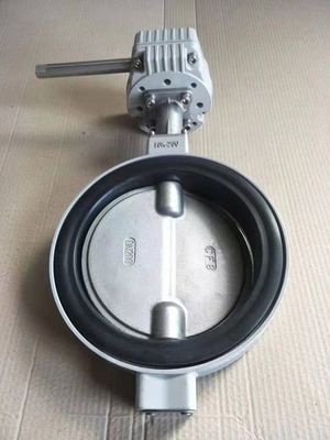 EPDM PTFE 밀폐 알루미늄 합금 몸 웨이퍼 진열 저항을 위한 나비 밸브