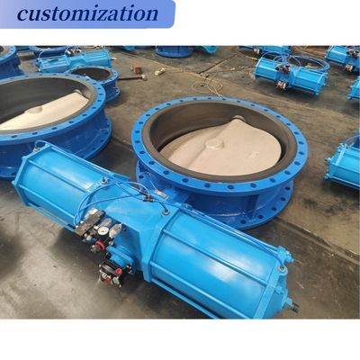 맞춤형 ISO CE Pneumatic Actuator Butterfly 밸브 및 부착