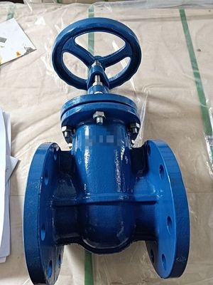DIN3352 F4 Di GGG40/GGG50 플랑지 끝 금속 밀폐 게이트 밸브