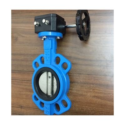 OEM Cast Iron Wormgear Operator Double Flange EPDM/NBR 좌석 스테인리스 스틸 디스크 루그 웨이퍼 나비 밸브