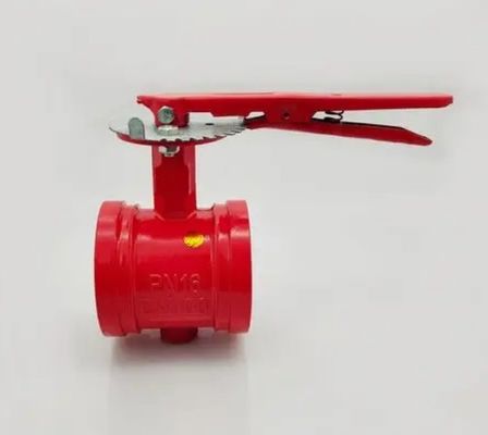 소방 시스템 300Psi 경사 된 나비 밸브