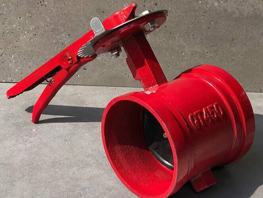 소방 시스템 300Psi 경사 된 나비 밸브