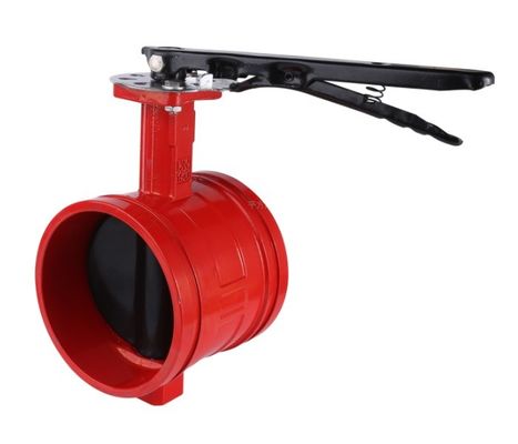 소방 시스템 300Psi 경사 된 나비 밸브