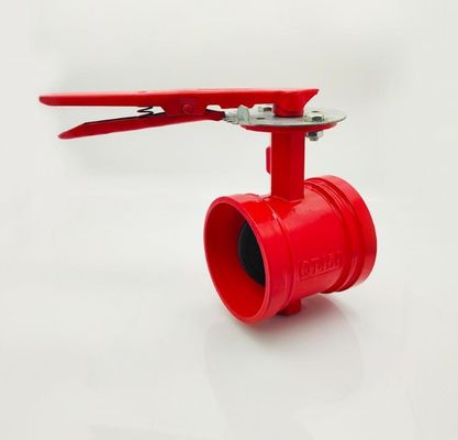 소방 시스템 300Psi 경사 된 나비 밸브