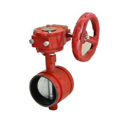 소방 시스템 300Psi 경사 된 나비 밸브