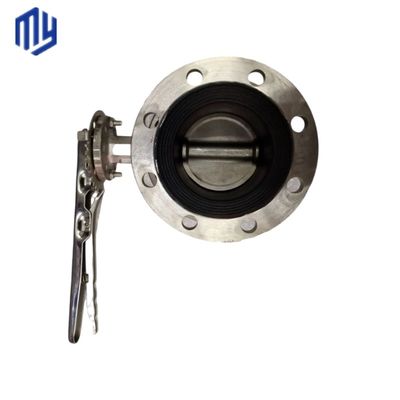 사용자 정의 워크 기어 작동 고무 봉인 U 플랜지 타입 나비 밸브 바다 물