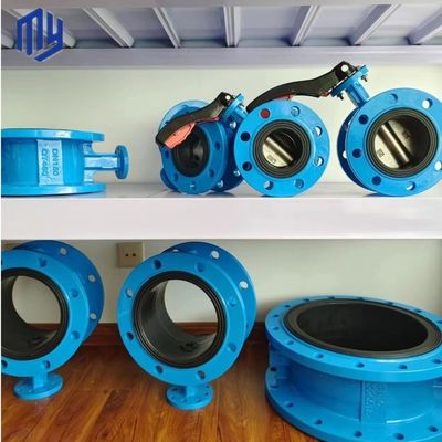 사용자 정의 워크 기어 작동 고무 봉인 U 플랜지 타입 나비 밸브 바다 물