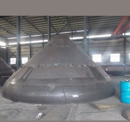 ASME 표준 피침형 바닥 압력 용기 용접 연결과 함께 접힌 캡 헤드