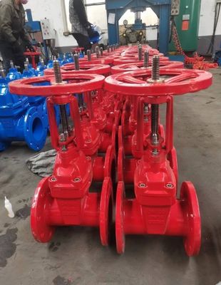 맞춤형 포트 크기 DN50 수동 제어 상승하지 않는 줄기 게이트 밸브