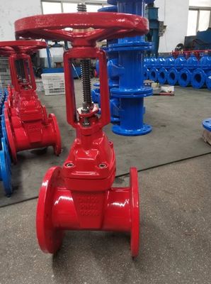 맞춤형 포트 크기 DN50 수동 제어 상승하지 않는 줄기 게이트 밸브