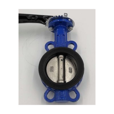 맞춤형 Pneumatic Electric Actuator Solenoid API 표준 웨이퍼 타입 나비 제어 밸브