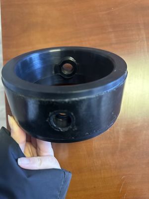 200mm PTFE 배열 된 나비 밸브 산업용에서 수동 작동