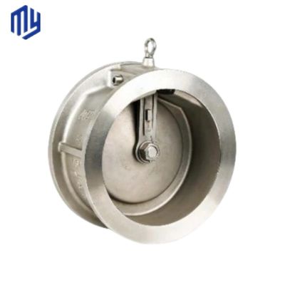 수동 스테인리스 스틸 플랜지 Pn25 DN 50 웨이퍼 리프트 단판 스윙 체크 밸브 배수 밸브