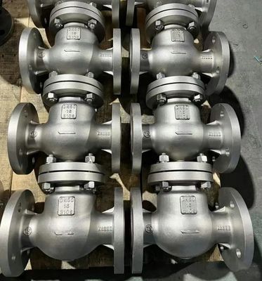 CI/DI/WCB/SS DN250 PN16 플랜지 엔드 파이어 스윙 체크 밸브
