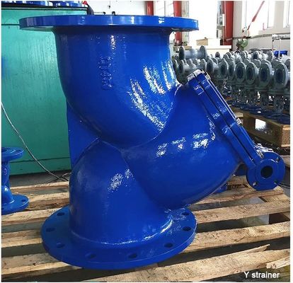 맞춤형 SS 몸체 DIN AWWA Cast Iron Flanged Y Strainer Y 타입 바구니 스트라이너 필터 물 스트라이너