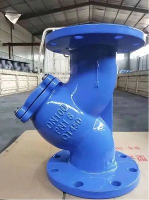 물 매체 DN15-DN300 PN16 산업용 유연 철 Cast 철 Flanged Y 세척기