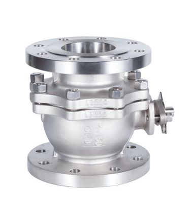 맞춤형 스테인리스 스틸 304/316/CF8/CF8m DIN Pn40/Pn16/150lb 플랜지 볼 밸브