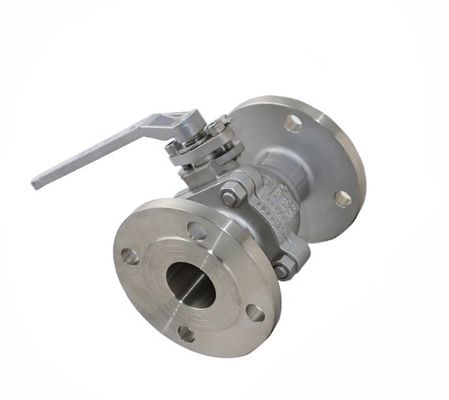맞춤형 스테인리스 스틸 304/316/CF8/CF8m DIN Pn40/Pn16/150lb 플랜지 볼 밸브