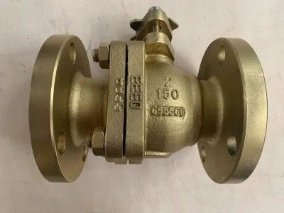 150 ASME B16.5 Wcb Cast Carbon CF8 CF8m 브론즈 스테인리스 스틸 플로팅 볼 밸브