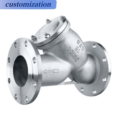 OEM 지원 스테인리스 스틸 메시 Pn16 Din Cast Iron Y 타입 스트레이너 가스 매체