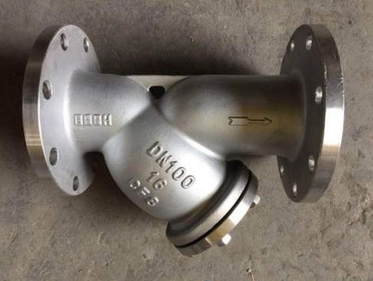 ANSI 150LB 탄소 또는 스테인리스 스틸 플랜지 Y 스트레이너 맞춤형 DI 바디 재료