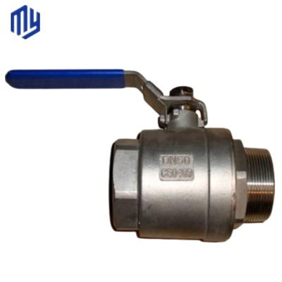 1000psi Bsp Thread 1/2" SS304/316L 2PCS 스테인리스 스틸 볼 밸브