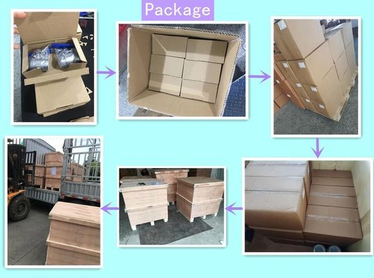 맞춤형 2PCS 스테인리스 스틸 스레드 볼 밸브 Q41F 정상 온도 매체