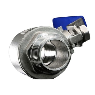 2PCS 디자인과 PN10 압력 등급으로 사용자 정의 1/2 "무화강 볼 밸브 Pn10