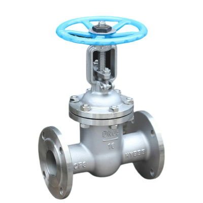 주사철 ASTM A216-WCB 상승 줄기 플랑자드 게이트 밸브 사용자 정의 포트 크기 OEM